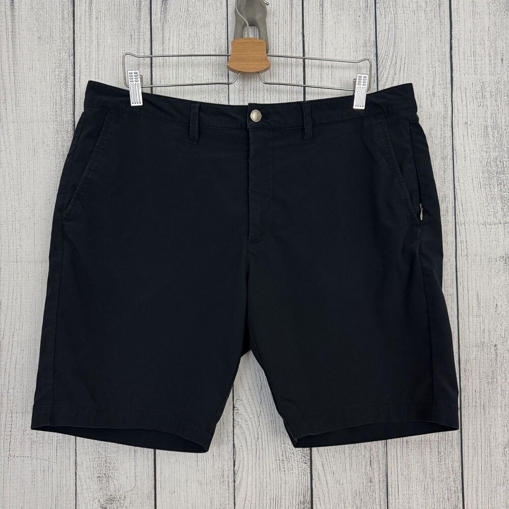UNTUCKit Men's W36 Navy Blue 100% Polyester 9" Bermuda Golf Shorts
